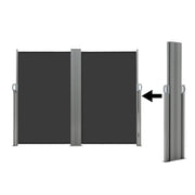 4/8M Garden Retractable Deck Side Awning Screen Fence Privacy Divider Sun Shades