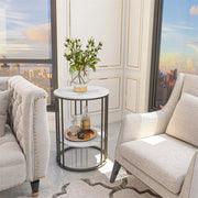 Large Marble Coffee Table Simple Side Table Apartment Living Room Cocktial Table