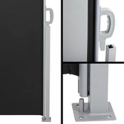 4/8M Garden Retractable Deck Side Awning Screen Fence Privacy Divider Sun Shades