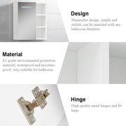 Bathroom Cabinet Mirror LED Touch Shelves Storage Wall Mounted Makeup Washroom