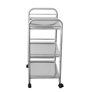 3 Tier Kitchen Trolley Bathroom Storage Portable Home Rack Holder with Wheels UK