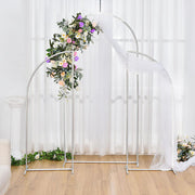 Large Arch Door Wedding Metal Frame Backdrop Stand Party Flower Decor Rack 220cm