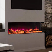 Electric Fireplace Panoramic Media Fire 40-70in Standing Insert LED Fireplace