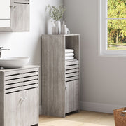 Grey Oak Bathroom Range Set Under Sink Mirror Cabinet Furniture Storage Cupboard