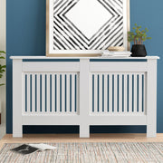 White MDF Wooden Radiator Cover Grill Shelf Small Large Modern Furniture Covers