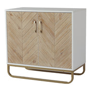 Nordic Storage Cabinet Cupboard Dual Doors Sideboard Console Table Bedroom Stand