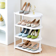 Narrow Shoe Rack Tower Storage Shelf Tall Footwear Stand Entryway Tidy Organiser