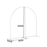 Large Arch Door Wedding Metal Frame Backdrop Stand Party Flower Decor Rack 220cm