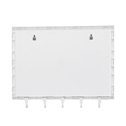 Wall Mount Cabinet Bathroom Shower Caddy 2 Door Vanity Storage Cupboard w/ Hooks