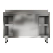 2-5ft Commercial Stainless Steel Food Prep Work Table Bench Kitchen Unit Cabinet