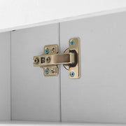 Bathroom Cabinet Mirror LED Touch Shelves Storage Wall Mounted Makeup Washroom