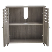 Grey Oak Bathroom Range Set Under Sink Mirror Cabinet Furniture Storage Cupboard