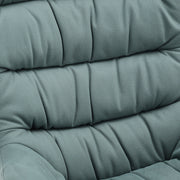 Rocking Chair Wing Back Tub Armchair Fabric Cushiony Seat Rocker Sofa