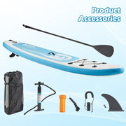 10ft Inflatable Paddle Board SUP Surfboard Stand Up Water Float w/ Accessories