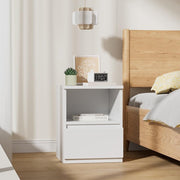 Modern Bedside Cabinet Chest of 1 Drawer Nightstand Bedroom Furniture Side Table