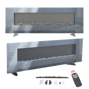 2023 New Electric LED Fireplace Wall Mounted Inset Into Fire 9/12 Colour 40-72in