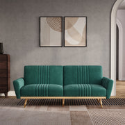 Sofa Bed 3 Seater Luxury Velvet Click Clack Living Room Recliner Couch Sleeper