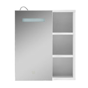 Bathroom Cabinet Mirror LED Touch Shelves Storage Wall Mounted Makeup Washroom