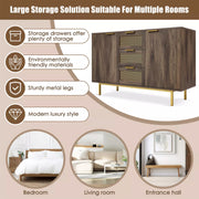 Sideboard Cabinet Cupboard Storage Drawers and Doors for Living Room, Bedroom