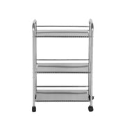 3 Tier Kitchen Trolley Bathroom Storage Portable Home Rack Holder with Wheels UK