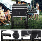 BBQ Grill Smoker Charcoal Barbecue Portable Outdoor Garden Decking Backyard Kit