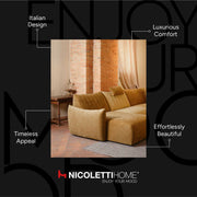 Nicoletti Mesa Forest Green Fabric Armchair RRP £1199