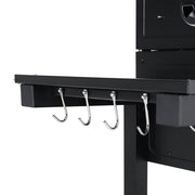 BBQ Smoker Charcoal Barbecue Grill Portable Outdoor Garden Grill with Wheels