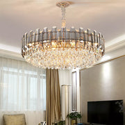 40/60/80cm Raindrop Crystal Chandelier Pendant Ceiling Light Restaurant Kitchen
