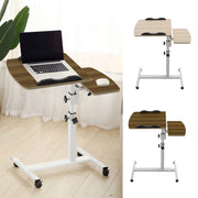Lazy Mobile Overbed Table Height Adjustable Laptop Stand Sofa Side Tilt Lap Desk
