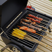 Portable Grill Camping BBQ Garden Barbecue Smoker Burner Charcoal Tabletop Grill