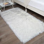 Large Rectangle Faux Fur Rugs Anti-Slip Shaggy Rug LivingRoom Bedroom Carpet Mat