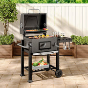 BBQ Grill Smoker Charcoal Barbecue Portable Outdoor Garden Decking Backyard Kit