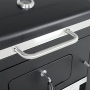 BBQ Smoker Charcoal Barbecue Grill Portable Outdoor Garden Decking Backyard Kit