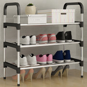Narrow Shoe Rack Tower Storage Shelf Tall Footwear Stand Entryway Tidy Organiser