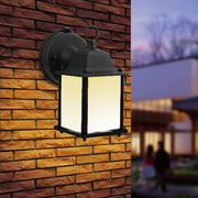 Black Rust Proof Traditional Coach House Wall Garden Outside Lantern Light IP44