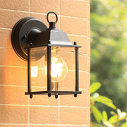 Black Rust Proof Traditional Coach House Wall Garden Outside Lantern Light IP44