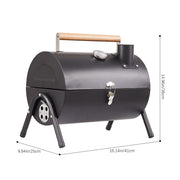 Portable Grill Camping BBQ Garden Barbecue Smoker Burner Charcoal Tabletop Grill