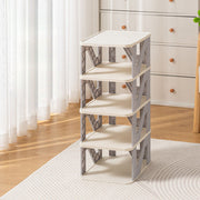 Narrow Shoe Rack Tower Storage Shelf Tall Footwear Stand Entryway Tidy Organiser