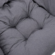 Garden Folding Cocoon Egg Swing Chair Rattan Hanging Basket Hammock with Cushion