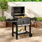 BBQ Smoker Charcoal Barbecue Grill Portable Outdoor Garden Decking Backyard Kit