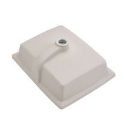 Under Counter Wash Basin Rectangular White Ceramic Bathroom Sink 500x400x100 mm