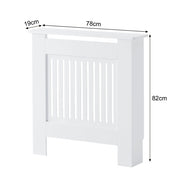 White MDF Wooden Radiator Cover Grill Shelf Small Large Modern Furniture Covers