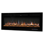 40inch Electric Fireplace LED Digital Flames Adjustable Insert Wall Mount Heater