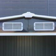 6x8 Metal Garden Shed Sliding Door Building Tool Box Steel Storage House Outdoor