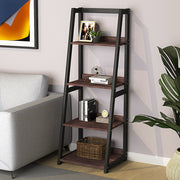 Ladder Shelf Bookshelf 4-Tier Shelving Plant Stand Cabinet Storage Cupboard Rack