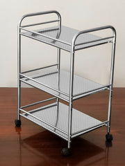 3 Tier Kitchen Trolley Bathroom Storage Portable Home Rack Holder with Wheels UK