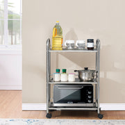 3 Tier Kitchen Trolley Bathroom Storage Portable Home Rack Holder with Wheels UK