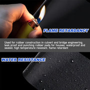 Heavy Duty Tarpaulin Waterproof Roofing Cover EPDM Membrane Ground Sheet 1.2mm