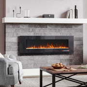 2023 New Electric LED Fireplace Wall Mounted Inset Into Fire 9/12 Colour 40-72in