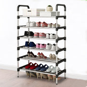 Narrow Shoe Rack Tower Storage Shelf Tall Footwear Stand Entryway Tidy Organiser